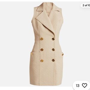 Balmain Monogram Blazer Dress Size 36 (4)
